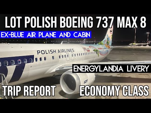 YouTube thumbnail for LOT - Polish Airlines Boeing 737MAX 8 Passenger