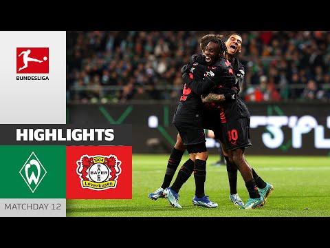 Resumen de Werder Bremen vs B. Leverkusen Matchday 12