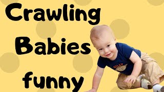 funniest babies crawling 👍😍😘
