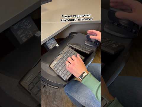 That's better! ⌨️🖱️The right ergo mouse + keyboard can make all the difference!