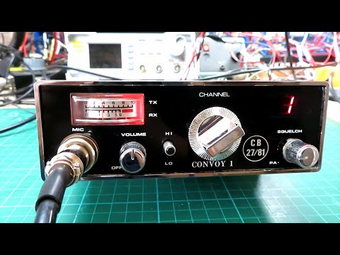 WHY DID THIS UK LEGAL CB HAVE A 10 WATT POWER METER? WAS IT CAPABLE ? - THE DOMICO CONVOY-1