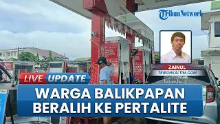 Harga Pertamax Melonjak, Warga Balikpapan Kompak Beralih ke Pertalite, Antrean Mengular Panjang