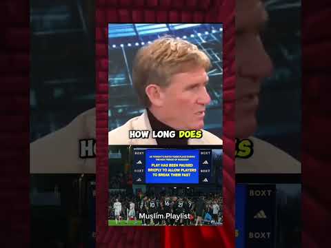 Simon Jordan questions whether play should be stopped for Muslim players #muslim #footballshorts