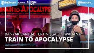 Panik Dikejar Zombie, Banyak Pengunjung Ketinggalan Sandal di Wahana Train to Apocalypse