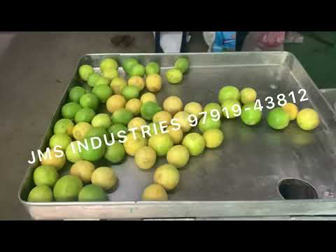 Semi-automatic lemon cutting machine, 60kg/hr