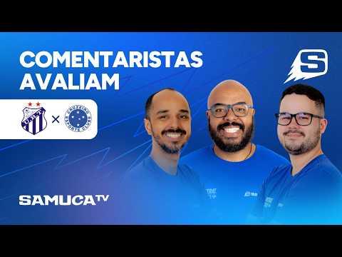 COMENTARISTAS DA SAMUCA TV ANALISAM URT 1x2 CRUZEIRO PELO CAMPEONATO MINEIRO