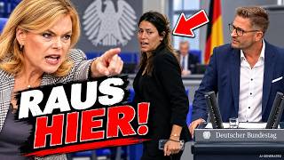 Suddenly, the bitch is kicked out of the Bundestag after she insults the AfD by calling them RACI...
