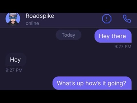Going on the AnonChat app