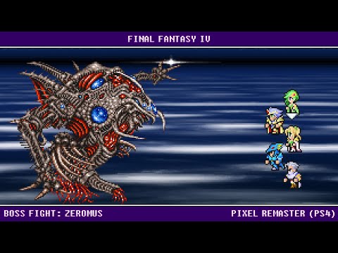 FINAL FANTASY IV Pixel Remaster Final Boss Battle Zeromus & The End (PS4)