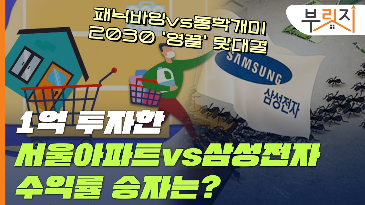 [알쓸신잡]'2030 영끌맞대결' 삼성전자 VS서울 아파트 갭투자 승자는