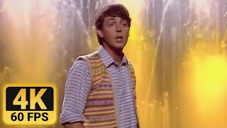 (4k 60fps) Paul McCartney - Waterfalls Official Music Video Remaster