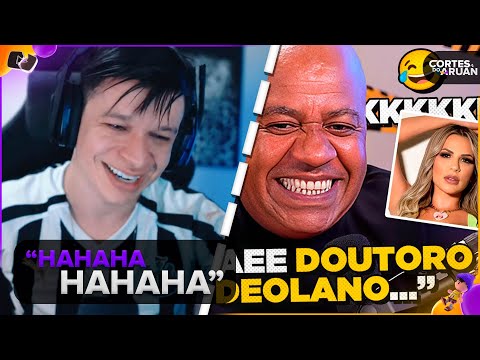 ARUAN REAGE AO TONINHO TORNADO NO PODPAH 🤣 - Cortes do Aruan