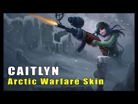 League of Legends: Arctic Warfare Caitlyn Skin Artwork