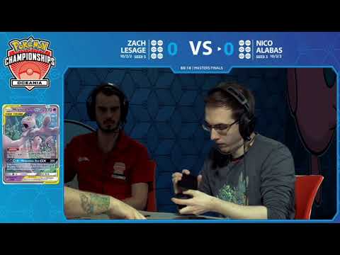 TCG Masters Final Nico Alabas Vs Zach Lesage 2020 Pokémon Oceania International Championships