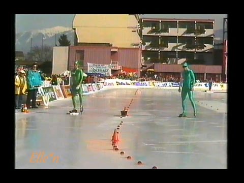 World Championships Allround Innsbruck 1990 - 10 km Hadschieff - Eminger + results