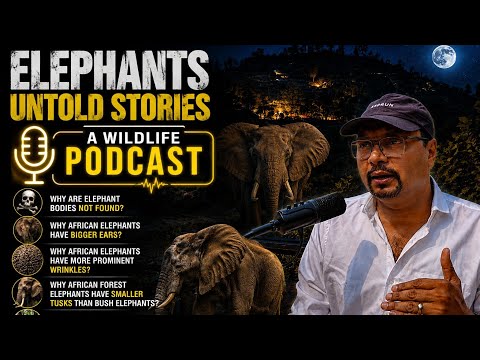 Wild Elephants Mystries ! Why Dead Elephants Are Rarely Seen in Jungles?  Vivek Awasthi Podcast ! 