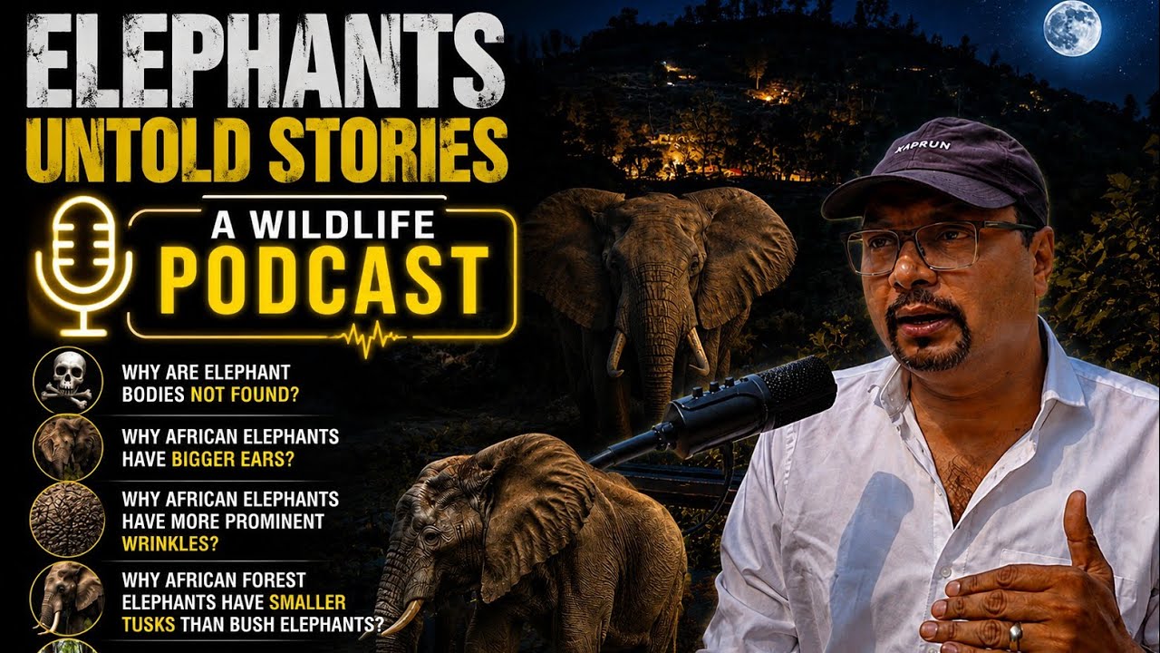 Wild Elephants Mystries ! Why Dead Elephants Are Rarely Seen in Jungles?  Vivek Awasthi Podcast !