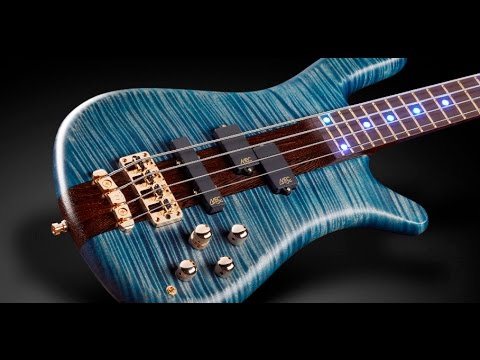 Warwick Custom Shop Masterbuilt - Streamer Stage I Bleached Blue Oil Finish Color