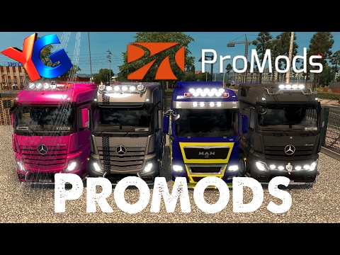 ETS2 Promods 2.15 Exploration plus other mods