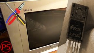 Простой ремонт телевизора AKIRA (не включается)