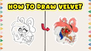 How to Draw Velvette from Hazbin Hotel – Cartoon Character Tutorial