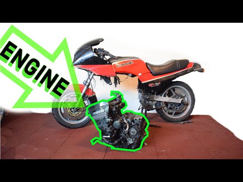 HOW TO remove a MOTORCYCLE ENGINE