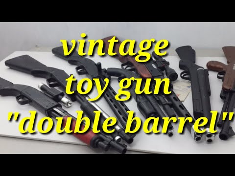 Mainan airsoft spring senapan double barrel paling langka toy gun toy weapon