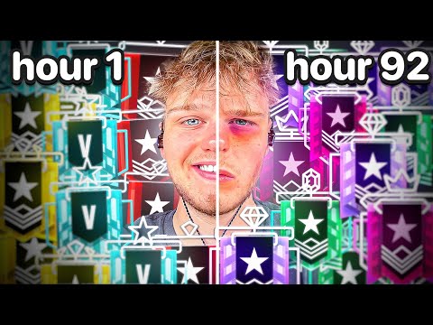 I played R6 Ranked for 92 hours straight (The Movie)