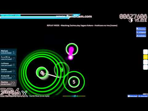 Osu! Sagara Kokoro - Hoshizora no Ima [Insane] (94.00%)