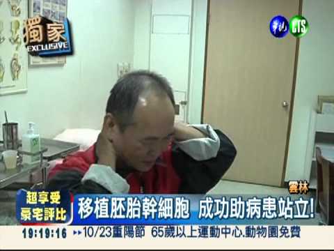 移植胚胎幹細胞 助中風者再站起!