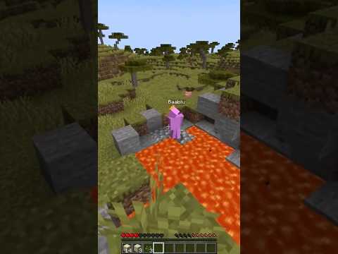 baablu speedrun building a portal. WR #minecraft #minecraftmemes #gaming