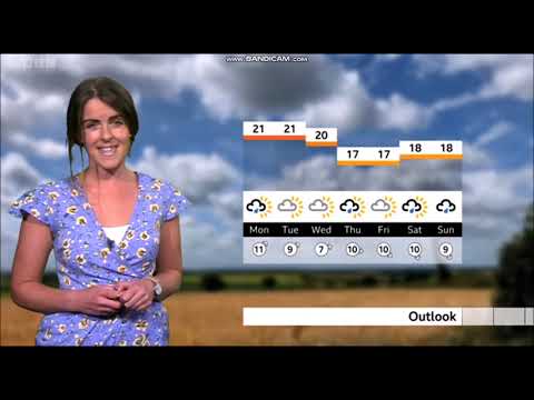 (HD) Alex Osbourne BBC ONE Spotlight weather August 19th 2023 - 60 fps