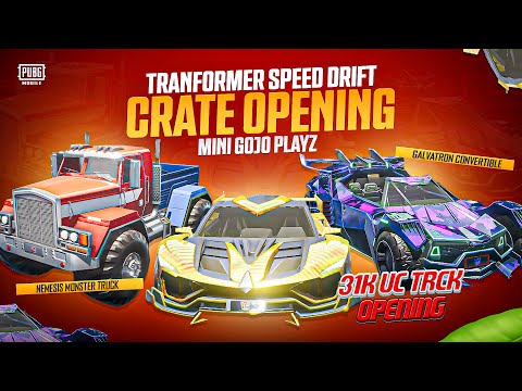 🔥80,000 UC Transformers SPEED DRIFT Crate Opening | 4x keys trick with only 31k UC 🔥😱