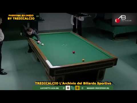 MAGGIO vs LUCCHETTI  21°CAMPIONATO BILIARDO AICS 2020 @TREDICALCIO