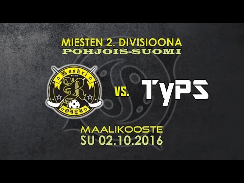 Maalikooste: KoskRi vs. TyPS (02.10.2016)