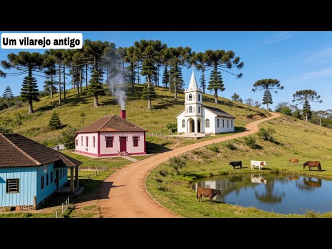 UM VILAREJO NA ÁREA RURAL QUE PERDEU FORÇAS COM O PASSAR DO TEMPO 