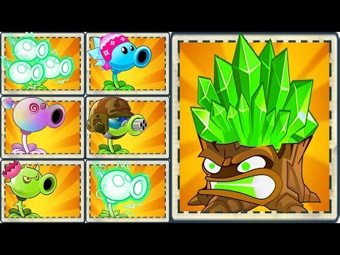 All Pea Plants & Torchwood Power-Up! in Plants vs Zombies 2
