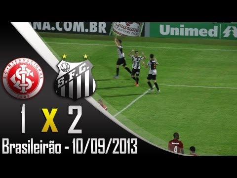 Os gols do Peixe contra o Internacional - Internacional 1 x 2 Santos - Brasileirão 2013