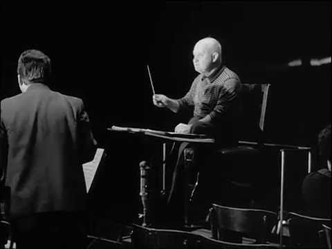 Paul Hindemith in Rehearsal - Ite, angeli veloces (II part) (1955)