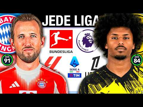 Ich habe BAYERN & DORTMUND in jede TOP 5 LIGA geschmuggelt & DAS ist passiert! 👀⚽️