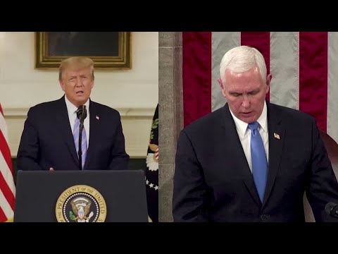 Trump, Pence have 'good conversation' after breach in wake of Capitol riot