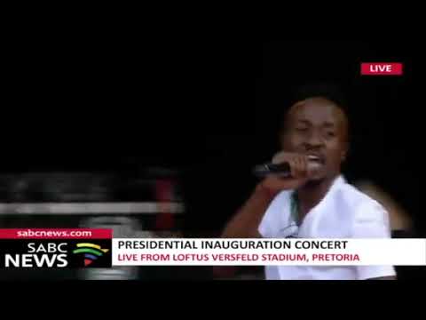 Travolta Salane Presidential Inauguration Concert.
