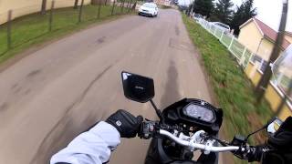 preview picture of video 'GO PRO Sur Dominator NX 650 de 1988'