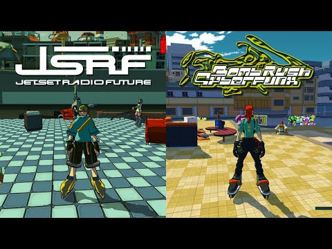Bomb Rush Cyberfunk vs Jet Set Radio Future (Direct Comparison)