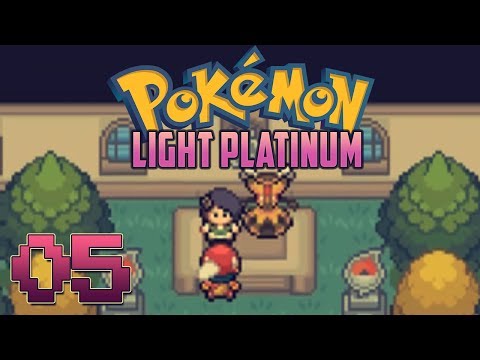 Let's Play Pokemon Light Platinum Part 5 - First Gym Battle