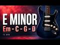 E Minor Backing Track Em C G D Melodic Guitar Jam Track 75 BPM