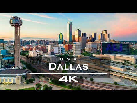 Dallas - Texas, United States of America 🇺🇸 - by drone [4K]
