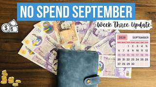 No Spend September Week Three Update - let's keep it going!