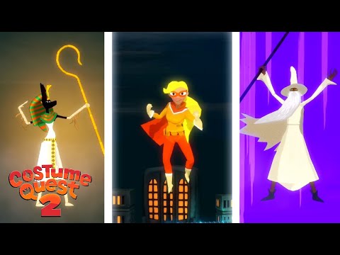 All costume & special attacks - Costume Quest 2 : Costumes