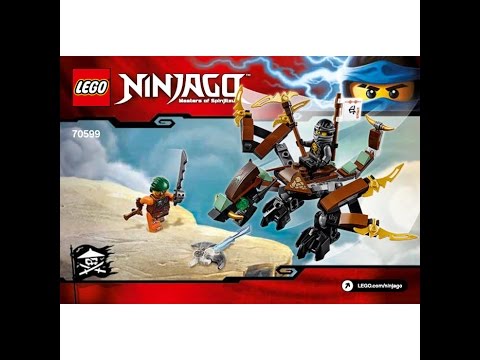 LEGO® Ninjago 70599 Дракон Коула. Инструкция по сборке